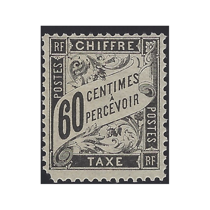 Timbre-taxe de France type Duval N°21 neuf**, R.