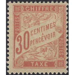 Timbre-taxe de France type Duval N°34 neuf*, R.