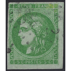 Bordeaux timbre de France N° 42B oblitéré.