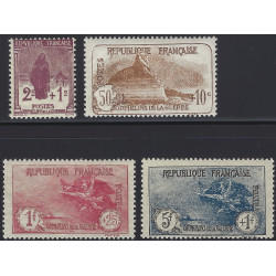 Orphelins de guerre timbres de France N°229-232 série neuf**.