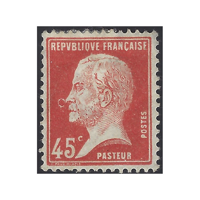 Pasteur timbre de France N°175a variété neuf*.