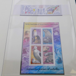 Collection timbres de T.A.A.F. 1948-2003 complet neuf** en 2 albums.