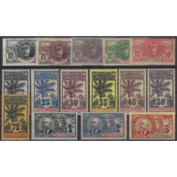 Dahomey timbres N°18-32 série Faidherbe neuf*.