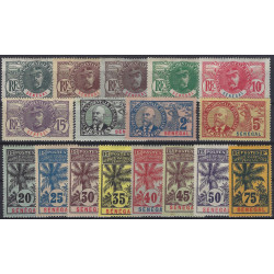 Sénégal timbres N°30-46 série Faidherbe neuf*.
