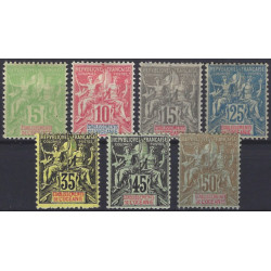 Océanie Française timbres N°14-20 série neuf*.