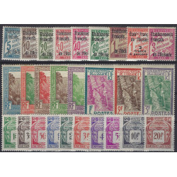 Océanie Française timbres-taxe N°1-27 séries neufs** / *.