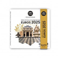Série officielle Euro France 2025 coffret BU.