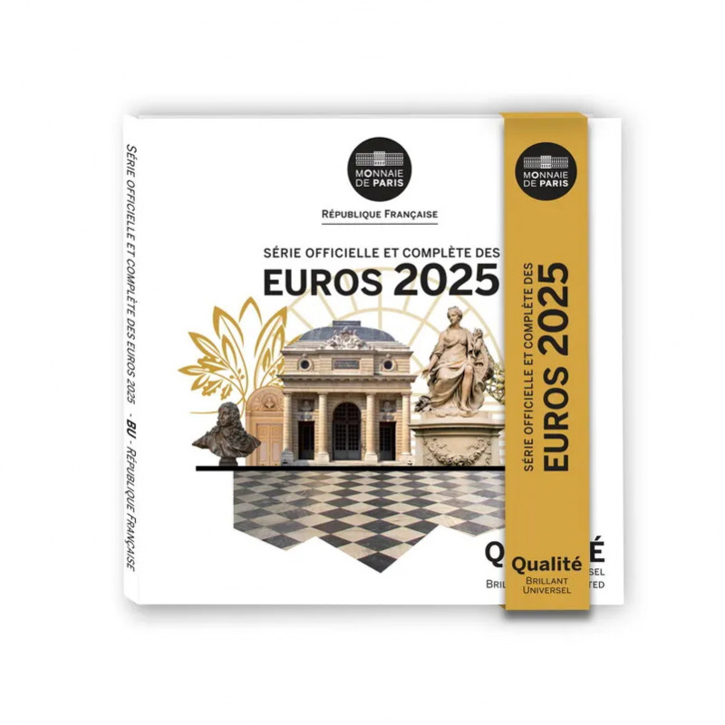 Série officielle Euro France 2025 coffret BU.