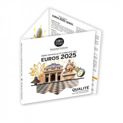 Série officielle Euro France 2025 coffret BU.