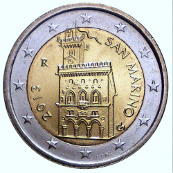 2 euros commémoratif Saint Marin 2013 - Palais du gouvernement.