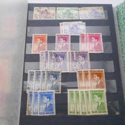 Lot de timbres de Vietnam neufs et oblitérés en 7 albums.