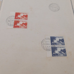 Lot de timbres de Vietnam neufs et oblitérés en 7 albums.