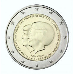 2 euros commémorative Pays-Bas 2013 - Abdication.