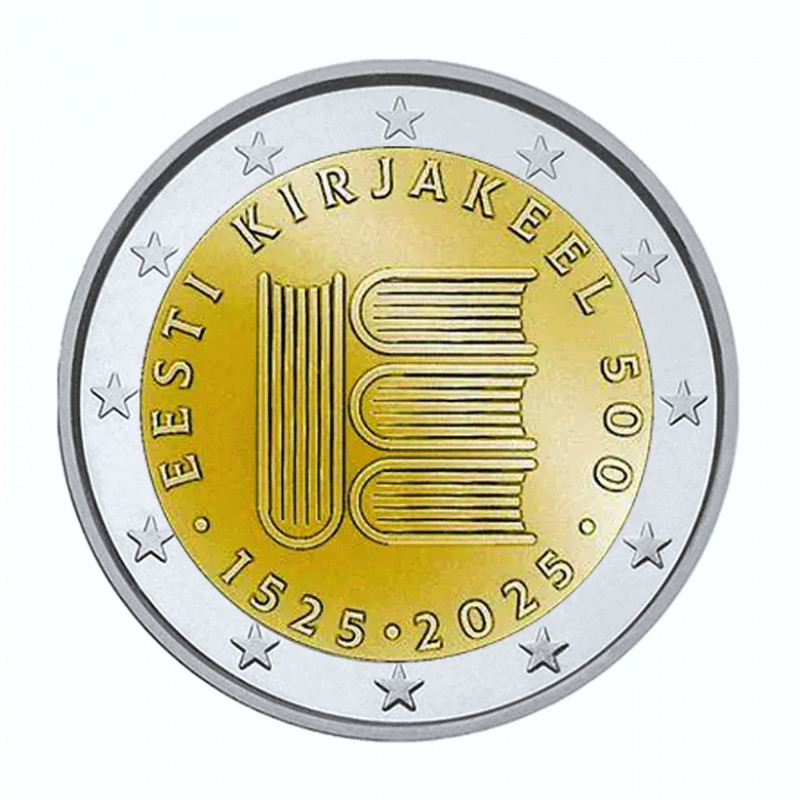 2 euros commémorative Estonie 2025 - Langue Estonienne.
