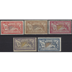 Merson timbres de France N°119-123 série neuf*.