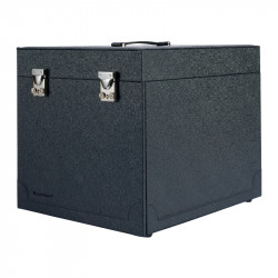 Valise numismatique noir simili cuir, Cargo MB10 Deluxe.