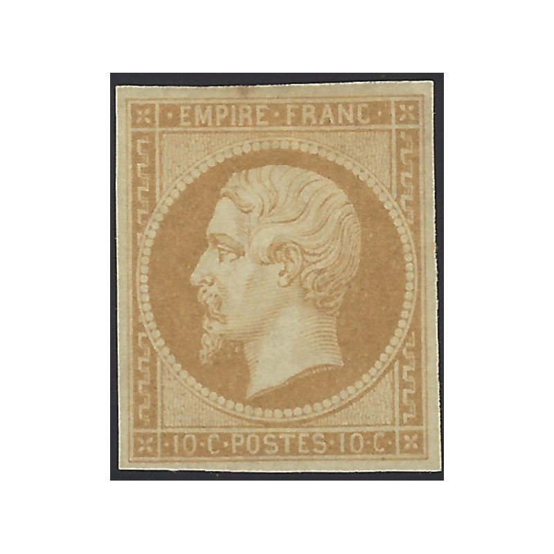 Empire non dentelé timbre de France N°13B neuf*.