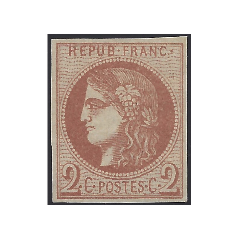Bordeaux timbre de France N°40B neuf*.