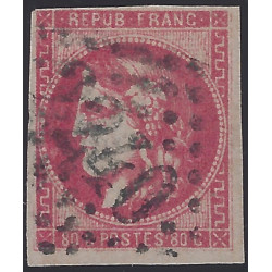 Bordeaux timbre de France N°49 oblitéré.