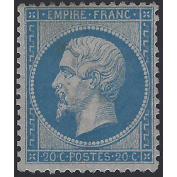Empire dentelé timbre de France N°22 neuf (*).