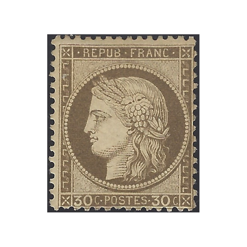 Cérès dentelé timbre de France N°56 neuf (*).