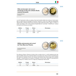 Catalogue des pièces de 2 euros commémoratives 2025.