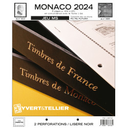 Jeux MS timbres de Monaco 2024 sans pochettes.