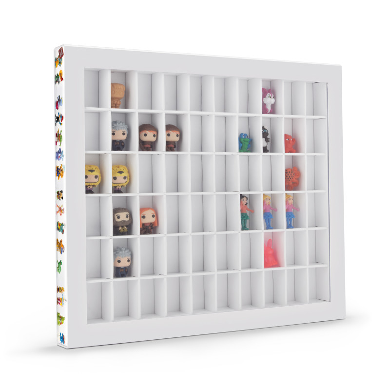 Boîte de rangement originale pour 60 figurines Surprise.