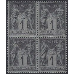 Sage timbre de France N°83 bloc de 4 neuf*.