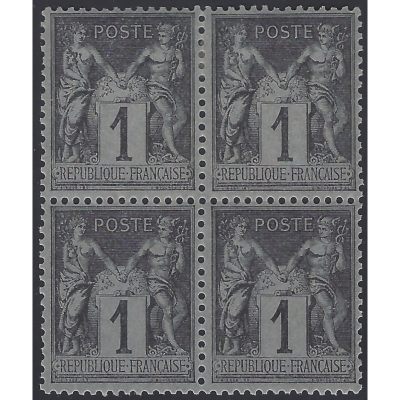 Sage timbre de France N°83 bloc de 4 neuf*.
