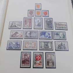 Collection timbres de France neufs 1946-1972 complet en album.