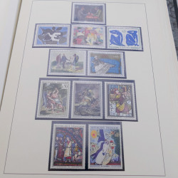 Collection timbres de France neufs 1946-1972 complet en album.