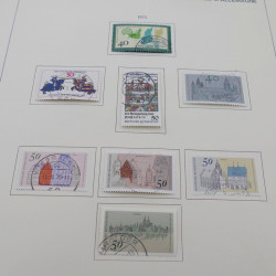 Collection timbres d'Allemagne RFA 1975-1993 oblitéré complet en album Safe.