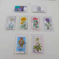 Collection timbres d'Allemagne RFA 1975-1993 oblitéré complet en album Safe.