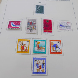 Collection timbres d'Allemagne RFA 1975-1993 oblitéré complet en album Safe.
