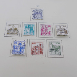 Collection timbres d'Allemagne RFA 1975-1993 oblitéré complet en album Safe.