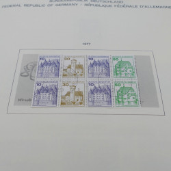 Collection timbres d'Allemagne RFA 1975-1993 oblitéré complet en album Safe.