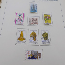 Collection timbres d'Allemagne RFA 1975-1993 oblitéré complet en album Safe.