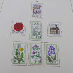 Collection timbres d'Allemagne RFA 1975-1993 oblitéré complet en album Safe.