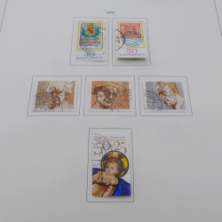 Collection timbres d'Allemagne RFA 1975-1993 oblitéré complet en album Safe.