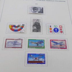 Collection timbres d'Allemagne RFA 1975-1993 oblitéré complet en album Safe.