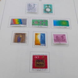 Collection timbres d'Allemagne RFA 1975-1993 oblitéré complet en album Safe.