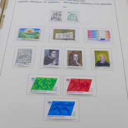 Collection timbres d'Allemagne RFA 1975-1993 oblitéré complet en album Safe.