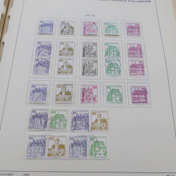Collection timbres d'Allemagne RFA 1975-1993 oblitéré complet en album Safe.