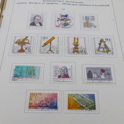 Collection timbres d'Allemagne RFA 1975-1993 oblitéré complet en album Safe.