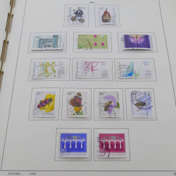 Collection timbres d'Allemagne RFA 1975-1993 oblitéré complet en album Safe.