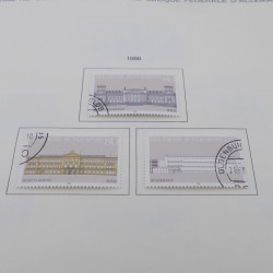 Collection timbres d'Allemagne RFA 1975-1993 oblitéré complet en album Safe.
