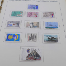 Collection timbres d'Allemagne RFA 1975-1993 oblitéré complet en album Safe.