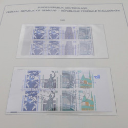 Collection timbres d'Allemagne RFA 1975-1993 oblitéré complet en album Safe.