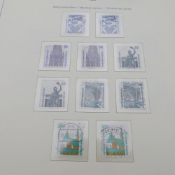 Collection timbres d'Allemagne RFA 1975-1993 oblitéré complet en album Safe.